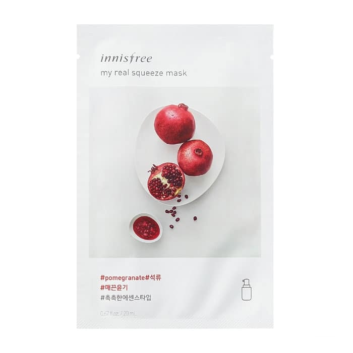 Innisfree My Real Squeeze Mask - Pomegranate (20ml)