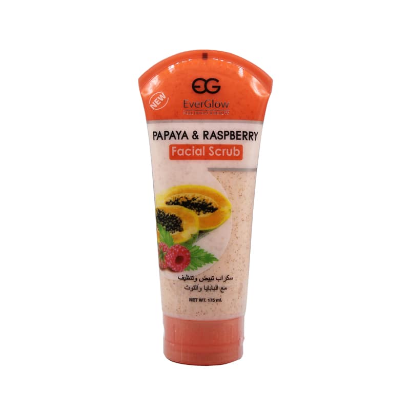 EverGlow Papaya with Raspberry Facial Scrub (175ml)