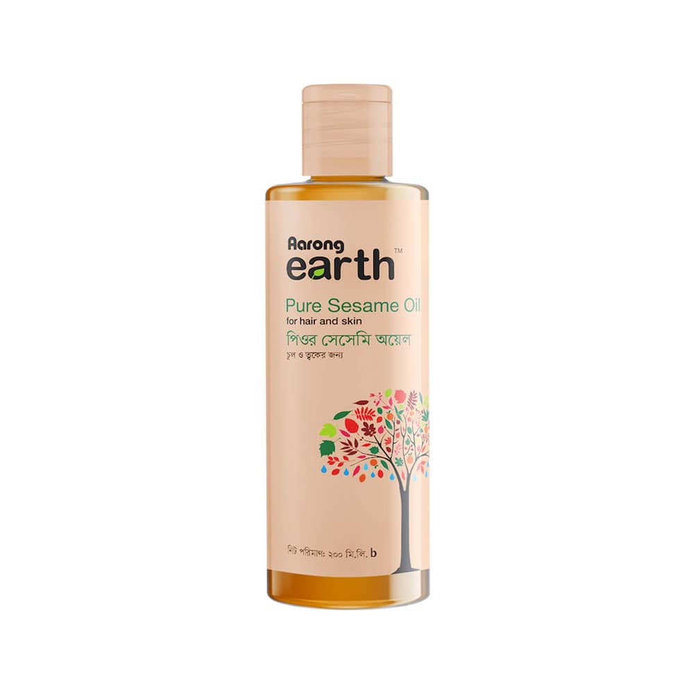 Aarong Earth Pure Sesame Oil for Hair and Skin (200ml)