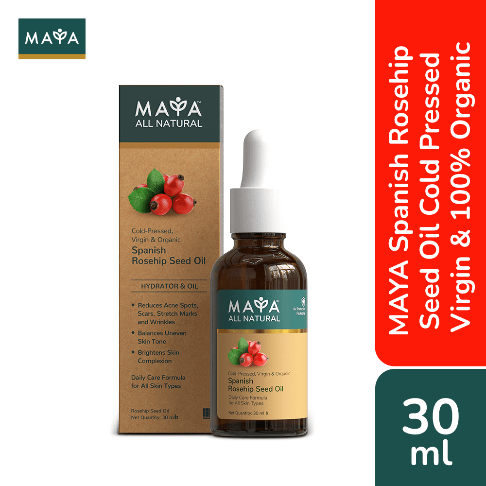 Maya All Natural Spanish Rosehip Seed Oil (30ml)