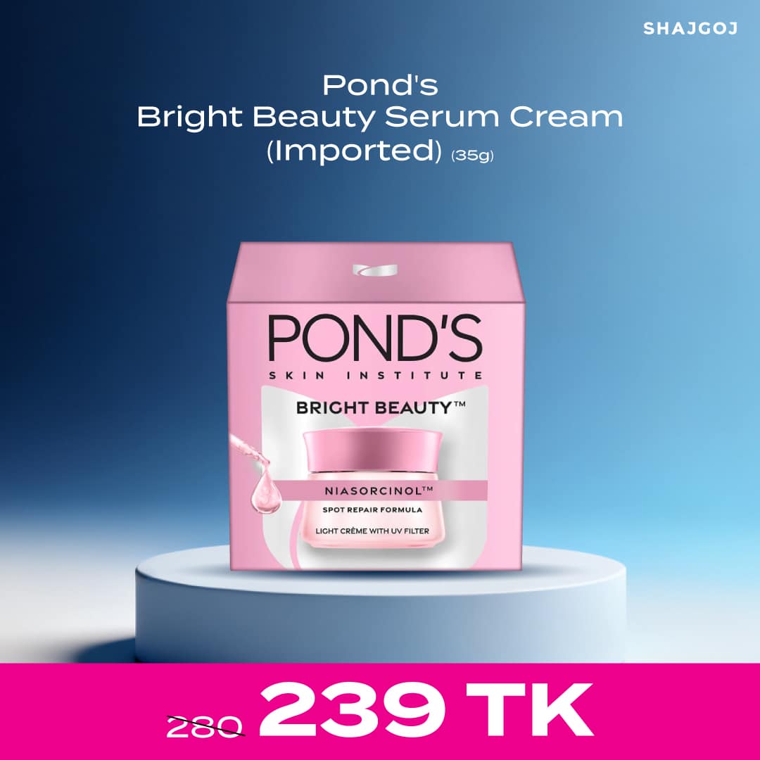 Pond's Bright Beauty Serum Cream 35g (Imported) (35gm)