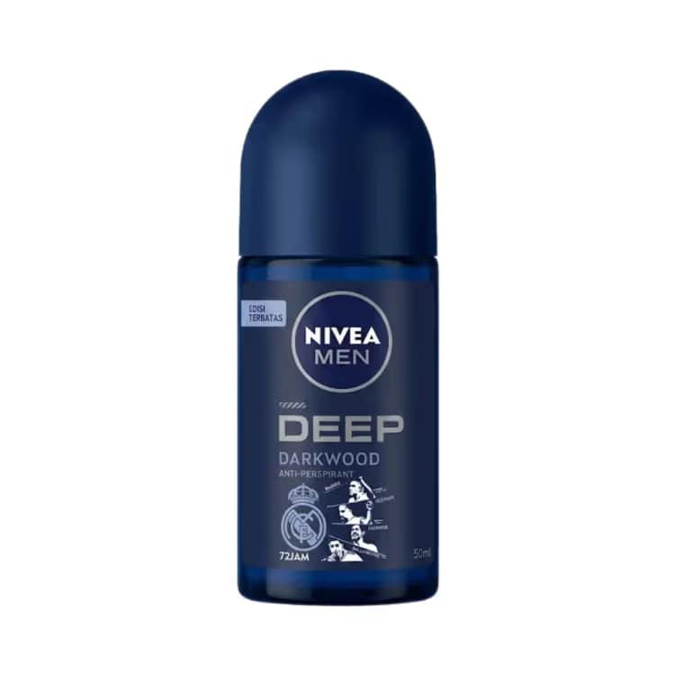 Nivea Men Deep Black Charcoal Darkwood Roll on (50ml)
