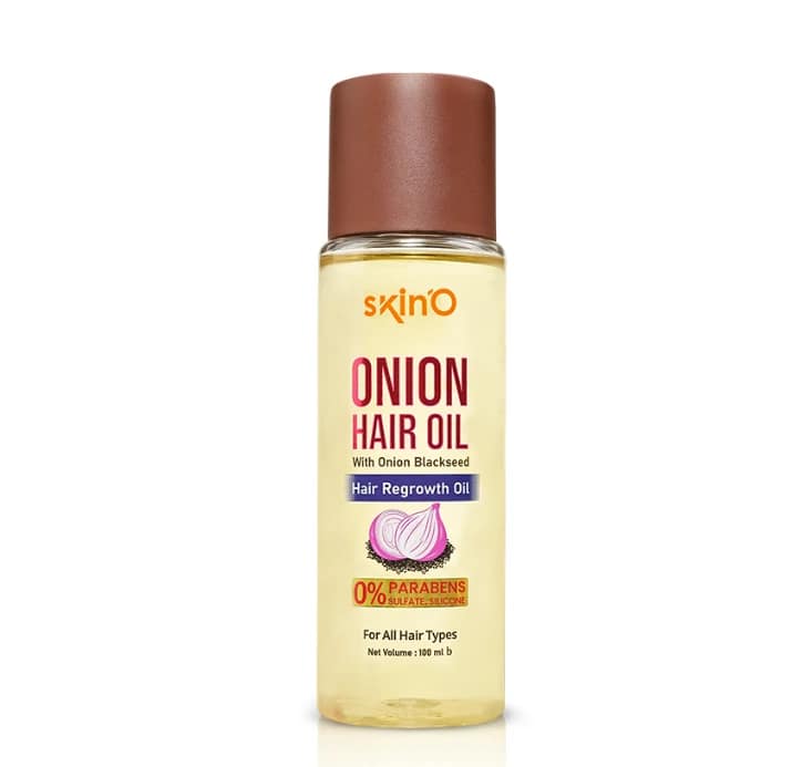 skin'O Onion Hair Oil With Onion Blackseed Hair Regrowth Oil (100 ml)