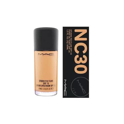 M.A.C Studio Fix Fluid SPF 15 Foundation NC 30 – 30ml