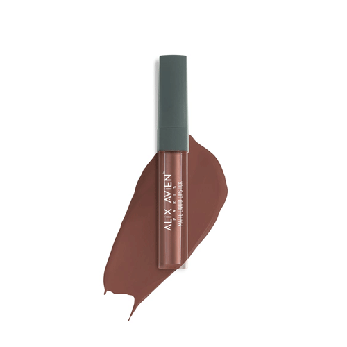 Alix Avien Matte Liquid Lipstick – 501 Caramel Nude (3 ml)
