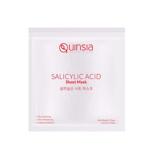Quinsia Salicylic Acid Sheet Mask (30gm)