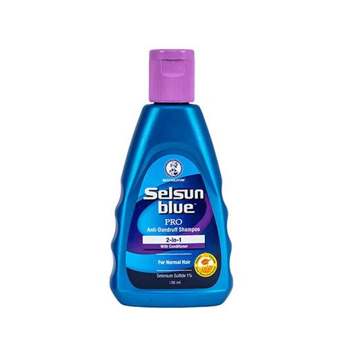 Selsun Blue Pro 2 in 1 Anti-Dandruff Shampoo with Conditioner for Normal Hair (200ml)