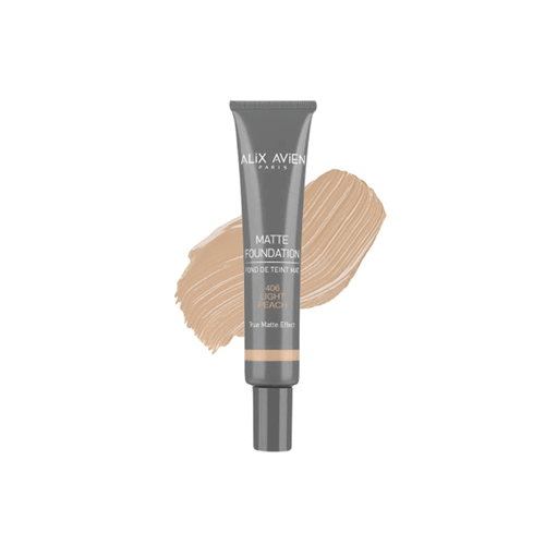 Alix Avien Matte Foundation -406 Light Peach (40 ml)