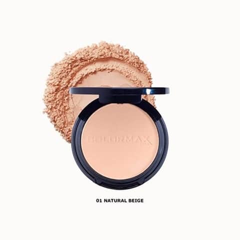 Colormax Photo Chromatic Pressed Powder - 01 Natural Beige (8gm)