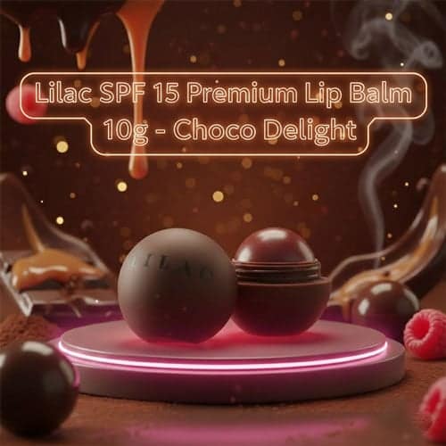 LILAC PREMIUM LIP BALM – CHOCO DELIGHT WITH SPF15 (10gm)