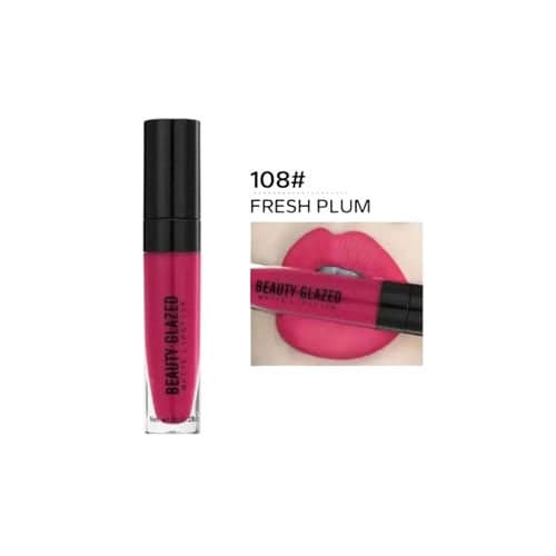 Beauty Glazed Matte Lipstick - 108 Fresh Plum (8 gm)