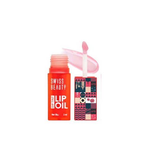 Swiss Beauty Dip Tint Lip Oil - 01 Strawberry (3ml)