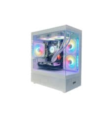 Virtu H50W Gaming Casing White Gold