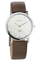 Titan Edge 1595SL03 Silver Dial Men's Watch