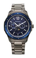 Titan Regalia Premium Blue Dial Stainless Steel Strap Watch for Men 1688KM07