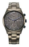 Titan Neo Splash Quartz Multifunction Anthracite Dial Stainless Steel Strap Watch for Men 1805KM07