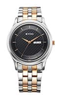 Titan Karishma Quartz Analog with Day and Date Blue Dial Stainless Steel Strap Watch For Men 1824KM02