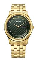 Titan Karishma Quartz Analog with Day and Date Green Dial Stainless Steel Strap Watch For Men 1824YM02