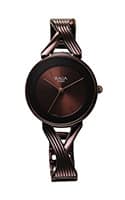Titan Raga Chic Quartz Analog Brown Dial Metal Strap Watch for Women 2698QM01