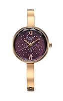 Titan Raga Showstopper Quartz Analog Purple Dial Metal Strap Watch for Women 95271WM01