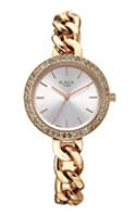 Titan Raga Showstopper Quartz Analog Silver Dial Metal Strap Watch For Women 95361WM01