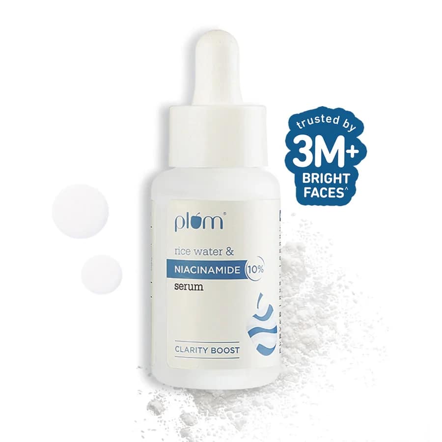 plum 10% Niacinamide Face Serum with Rice Water – 30ml