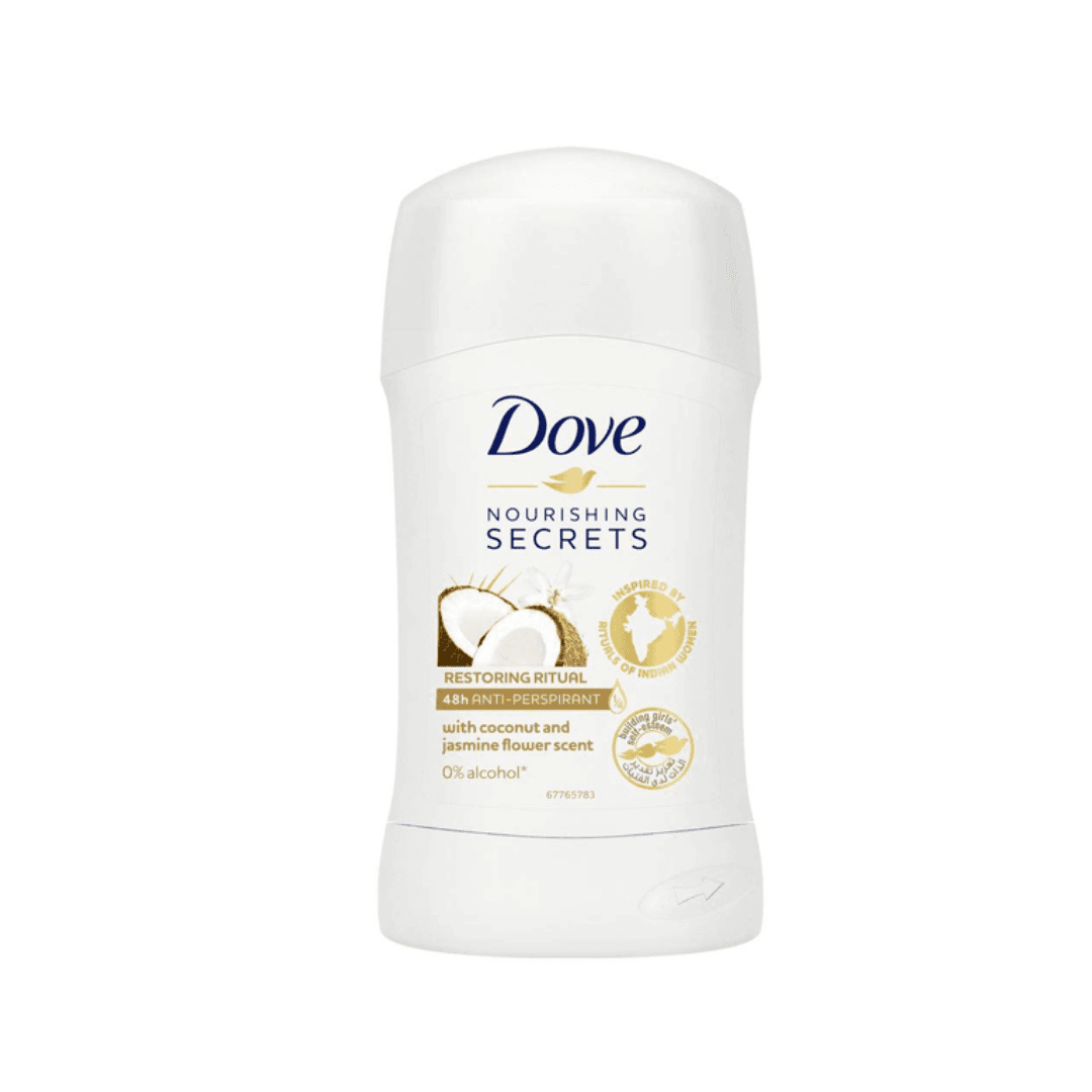 Dove Nourishing Secrets Restoring Ritual Antiperspirant with Coconut and Jasmine Flower Scent (40ml)
