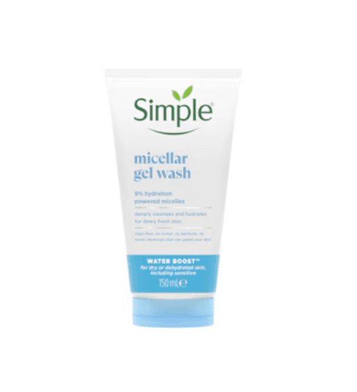 Simple Water Boost Micellar Facial Gel Wash – 150ml
