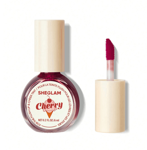 SHEGLAM For the Flush Lip & Cheek Tint-Cherry Picked (6ml)