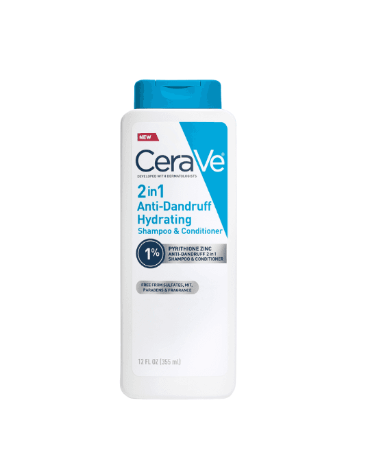 CeraVe 2-in-1 Anti-Dandruff Hydrating Shampoo and Conditioner – 355ml