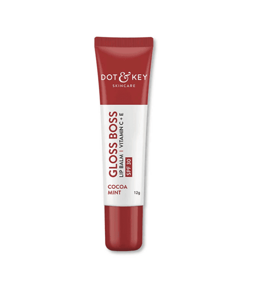 Dot and Key Gloss Boss Vitamin C + E Lip Balm with SPF 30 - Cocoa Mint (12gm)
