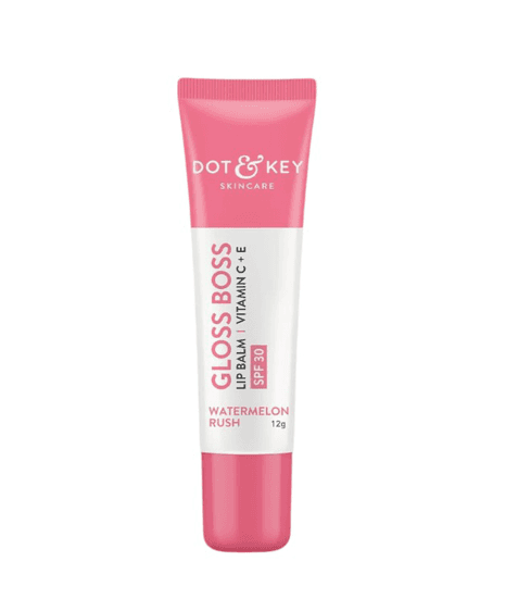 Dot and Key Gloss Boss Vitamin C + E Lip Balm with SPF 30 - Watermelon Rush (12gm)