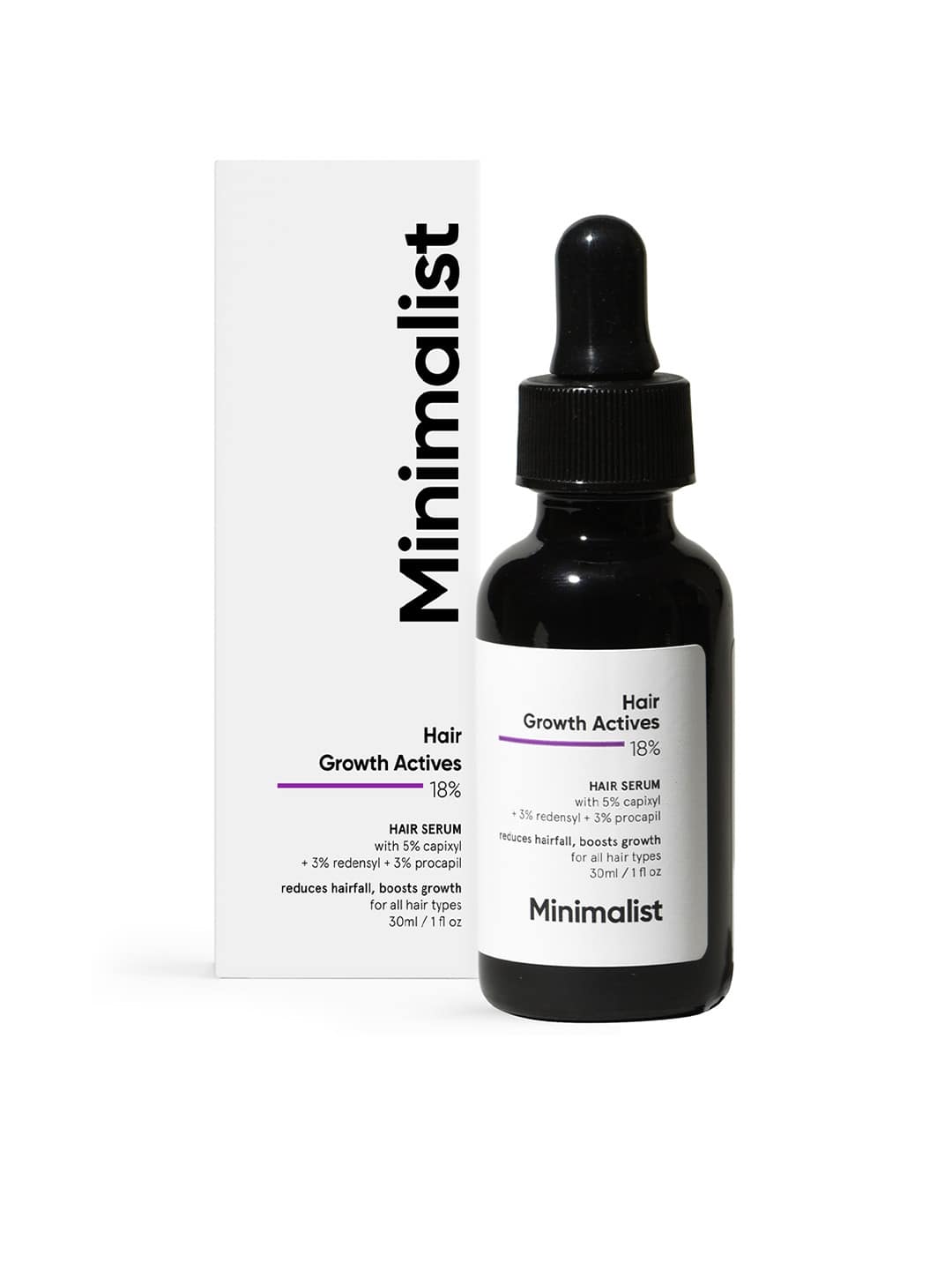 Minimalist Hair Growth Actives 18% Hair Serum-30ml