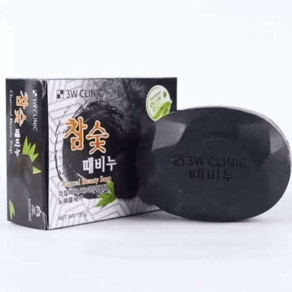 3W Clinic Charcoal Beauty Soap 120g (120gm)