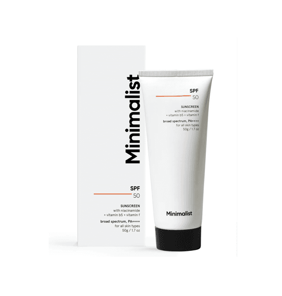 Minimalist Sunscreen SPF 50 – 50gm