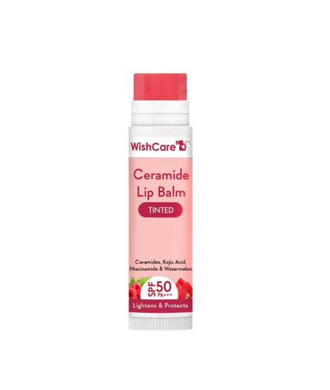 WishCare Ceramide Lip Balm Tinted with SPF 50 PA+++ (5g)