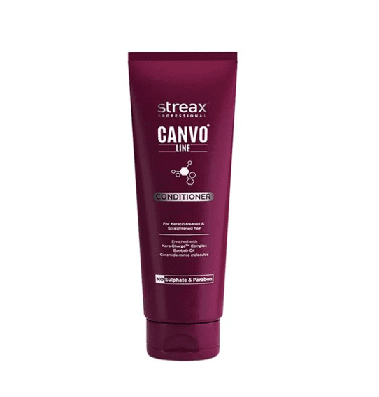 Streax Professional Canvo Line Conditioner For Keratin Treated And Straightened Hair (240gm)