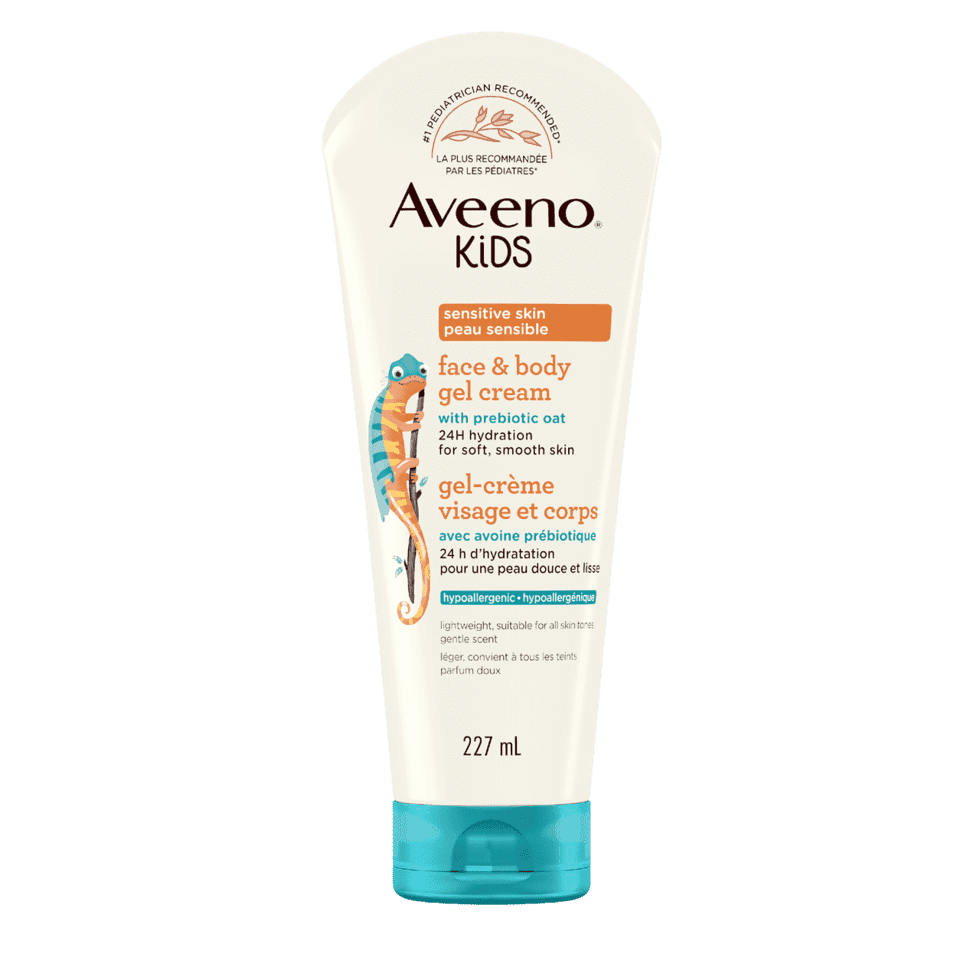 Aveeno Baby Face & Body Gel Cream for Sensitive Skin 227 ml