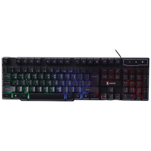 XJOGOS KB72R BACKLIT USB-BANGLA BLACK BLACK KEYBOARD