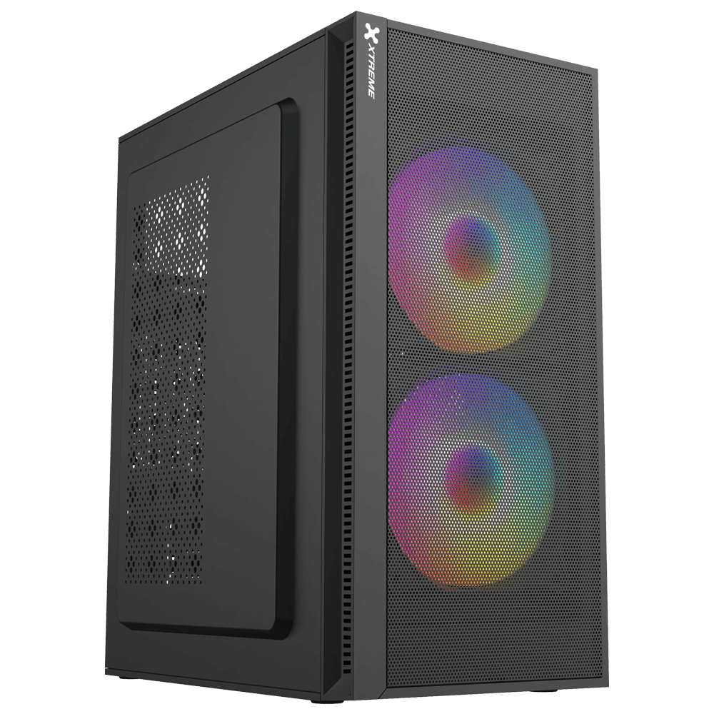 Xtreme M111 RGB Mid Tower Casing With 2 RGB Fan