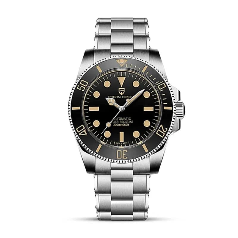 Pagani Design PD-1694 Submariner Automatic Black Dial Men's Watch