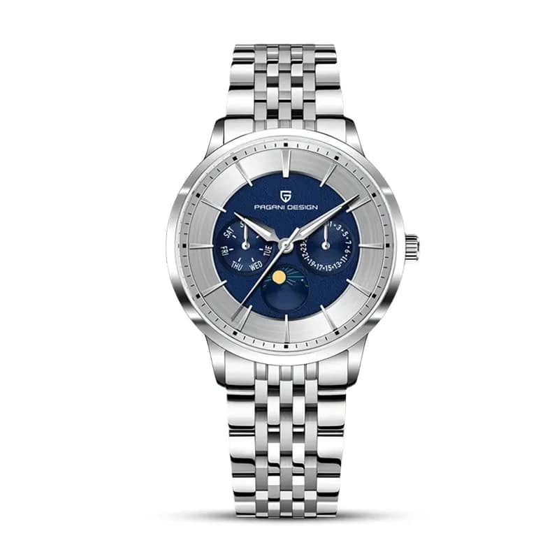 Pagani Design Vintage Inspiration Moonphase Black Dial Men's Watch | PD-1795
