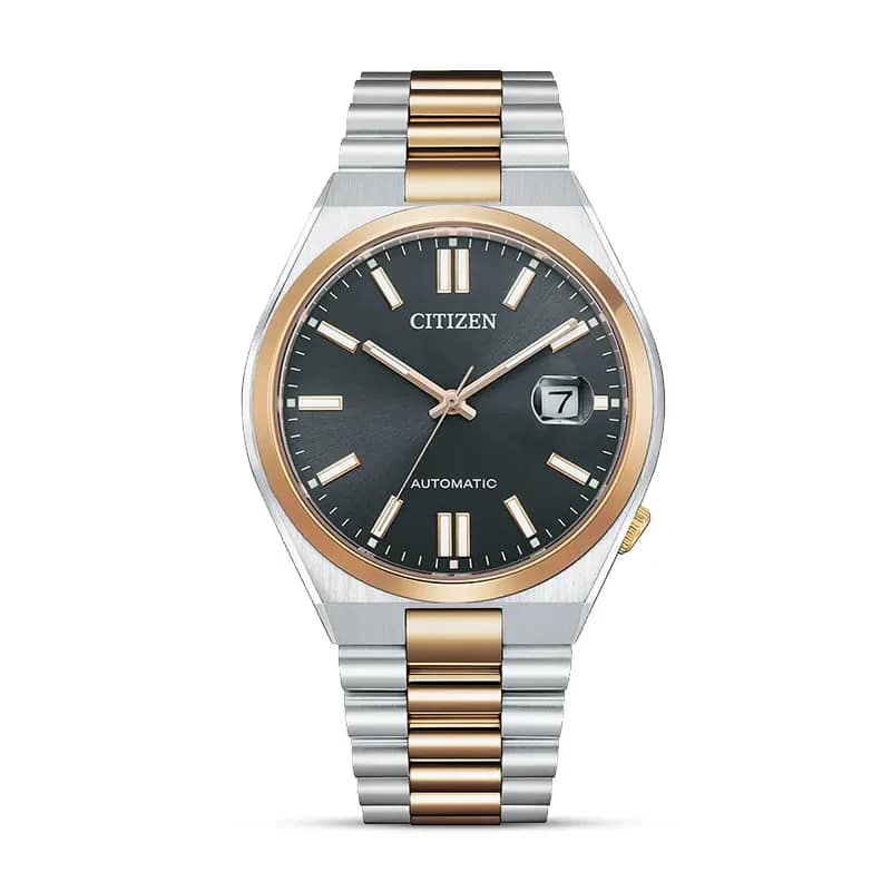 CITIZEN AUTOMATIC GENTS WATCH GREY DIAL - NJ0154-80H