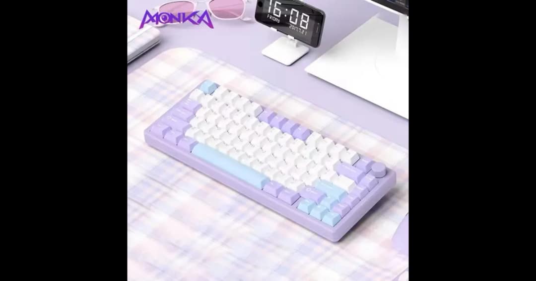 Monka A75 Tri Mode RGB Mechanical Keyboard
