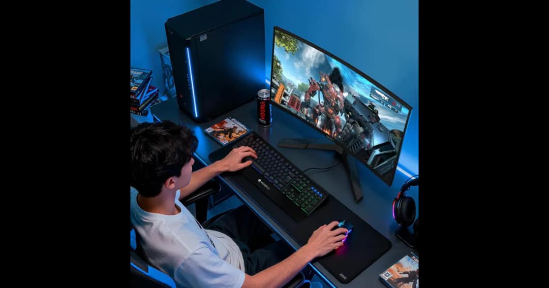 KOORUI 27E6QCA 27" 180Hz 2K QHD VA Curved Gaming Monitor