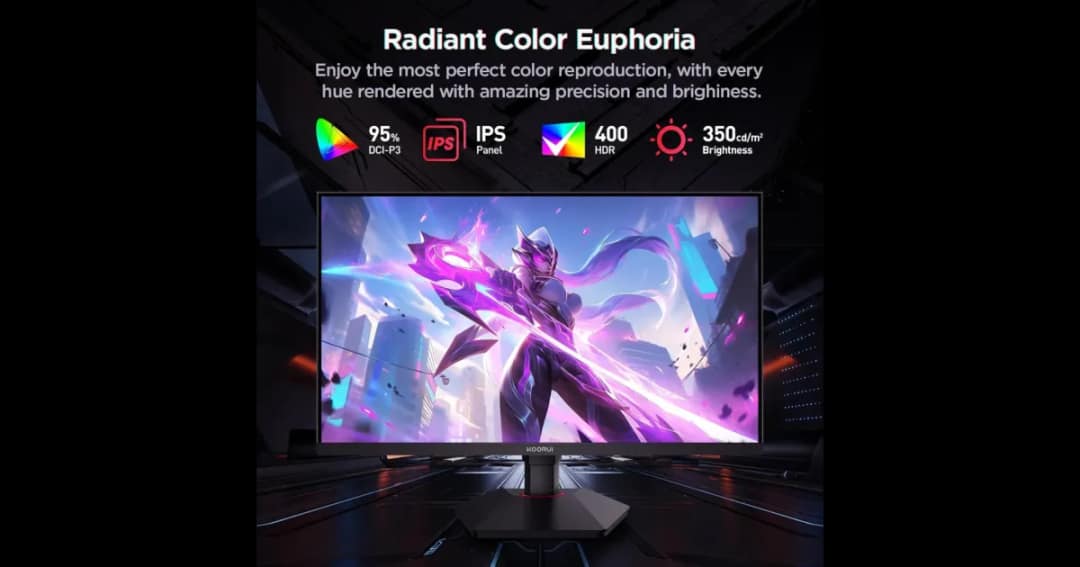 KOORUI G2722P 27" 200Hz QHD IPS Gaming Monitor