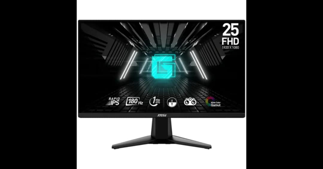 MSI G255F 25" 180Hz 1ms IPS FHD Gaming Monitor