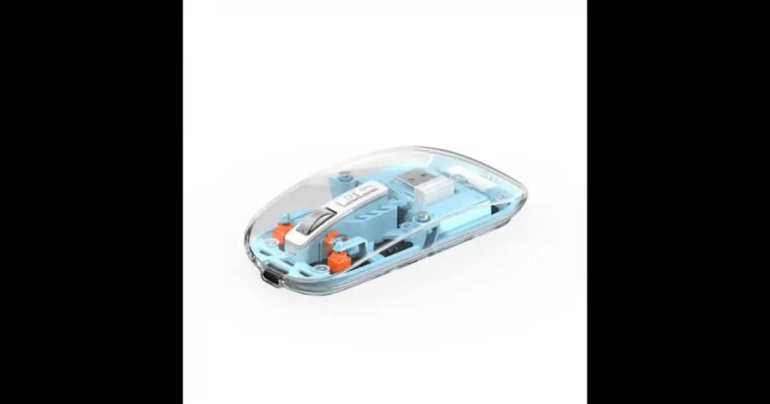 WiWU WM105 Crystal Transparent Magnetic Wireless Mouse