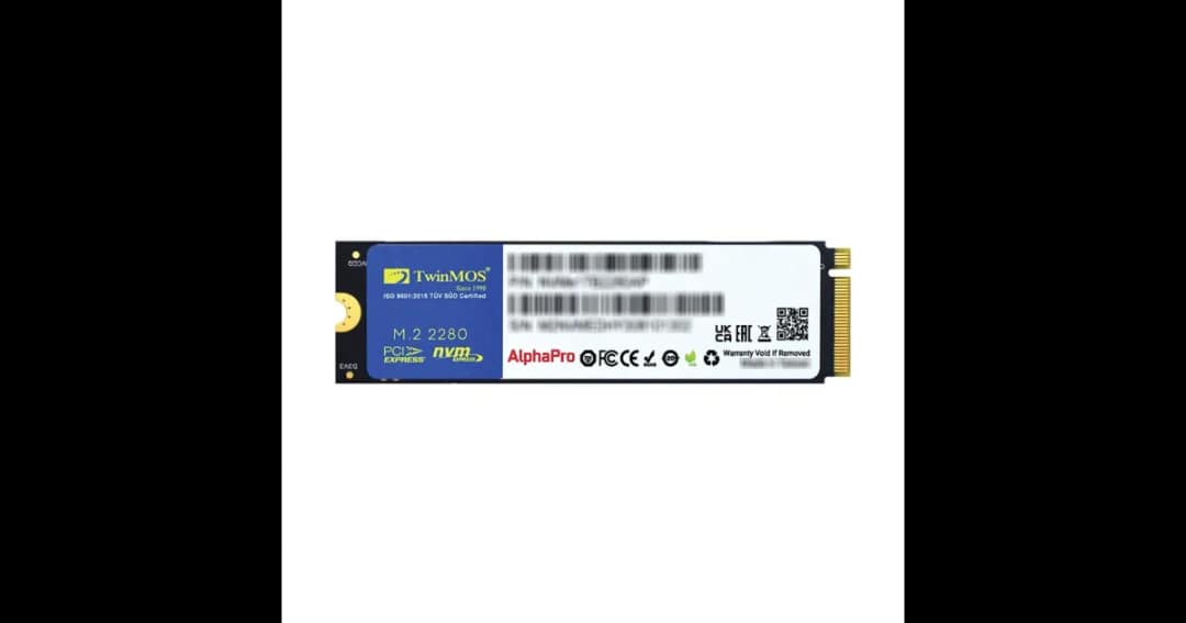 TwinMOS AlphaPro 256GB NVMe M.2 2280 SSD
