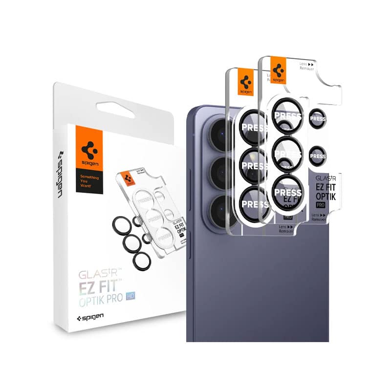 Spigen GlastR EZ fit Optik Pro HD Camera Lens Protector for Galaxy S26 Ultra (1 Piece)